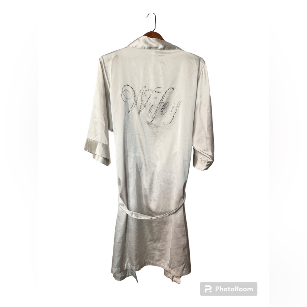 David’s Bridal “wifey” satin robe